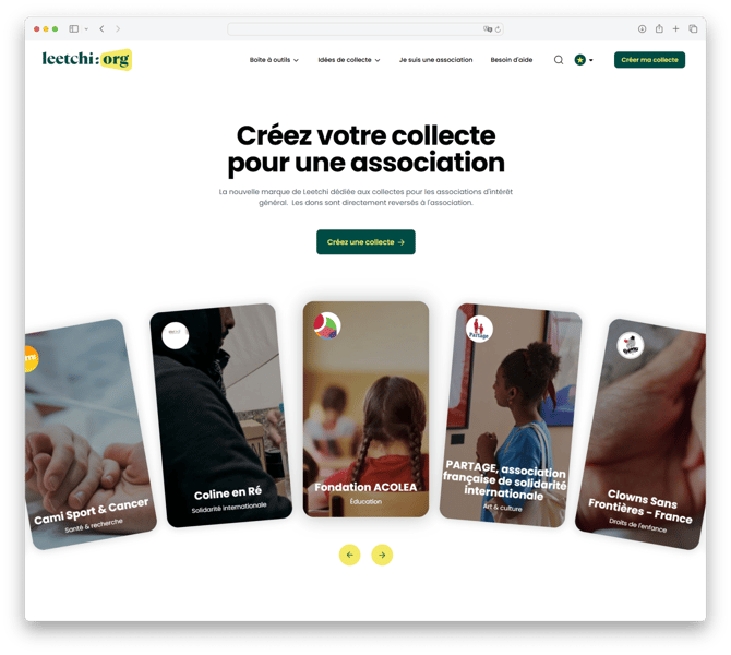 Leetchi-org - carrousel