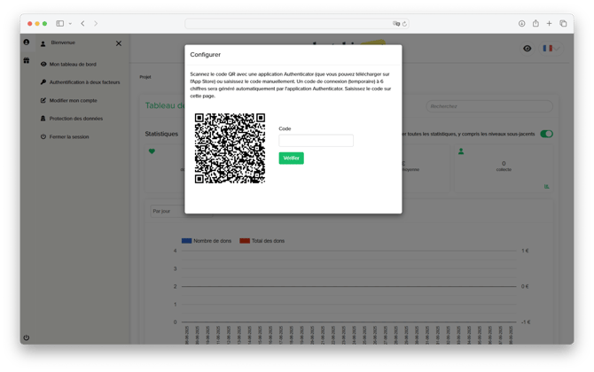 Leetchi-org - configuer authentification