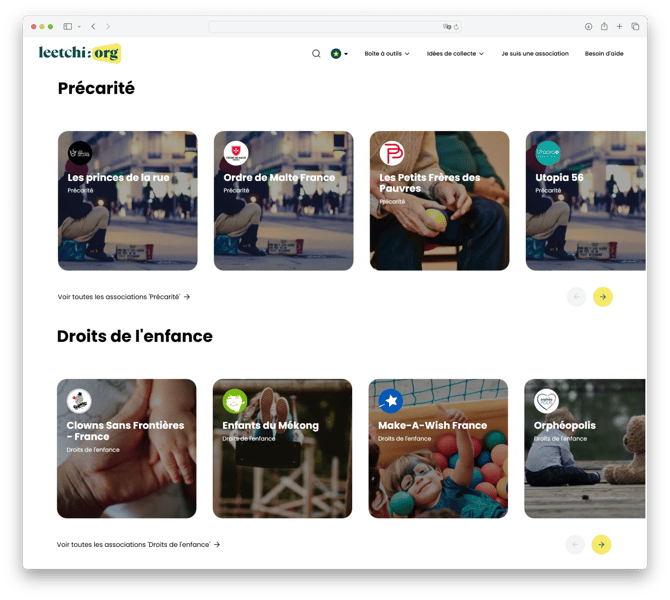 Leetchi-org - différentes causes